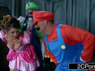 Jerk That Joy Stick: superior Mario Bros Get Busy With Princess Brooklyn Chase