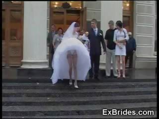 Amateur bride mistress gf voyeur upskirt exgf wife Lolly Pop wedding doll public real ass Pantyhose nylon Nude